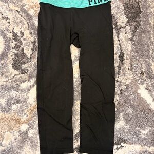 Victoria’s Secret Pink Black Leggings